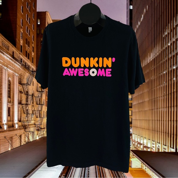 Dunkin' Awesome Dunkin Donuts T-Shirt XXL Sip in Style and Comfort - Picture 5 of 9